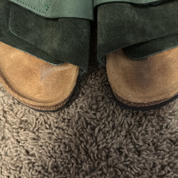 Birkenstock Kyoto nubuck dark green size 40 (women size 9) - Picture 3 of 4